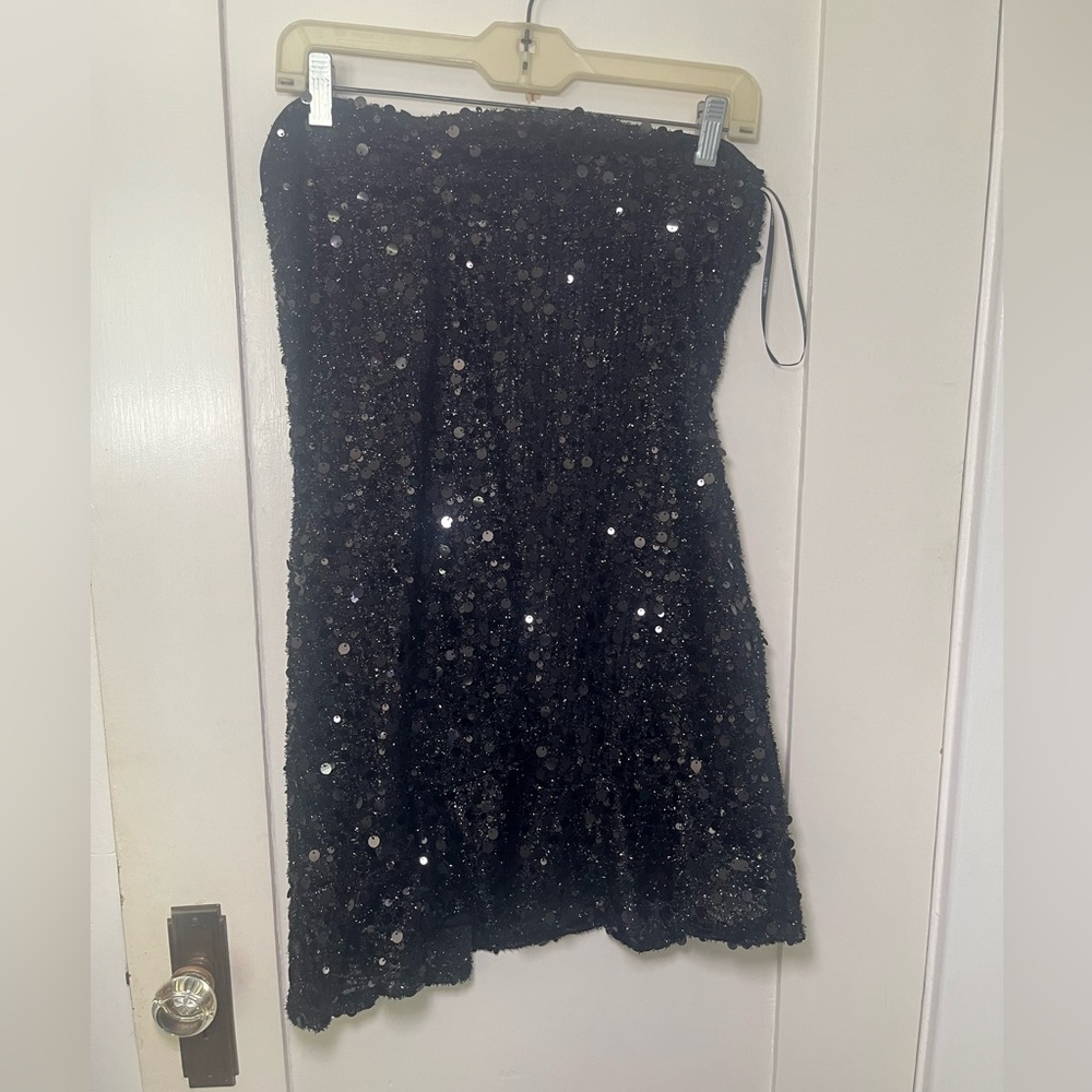 Forever 21 Black Sequin Dress XL